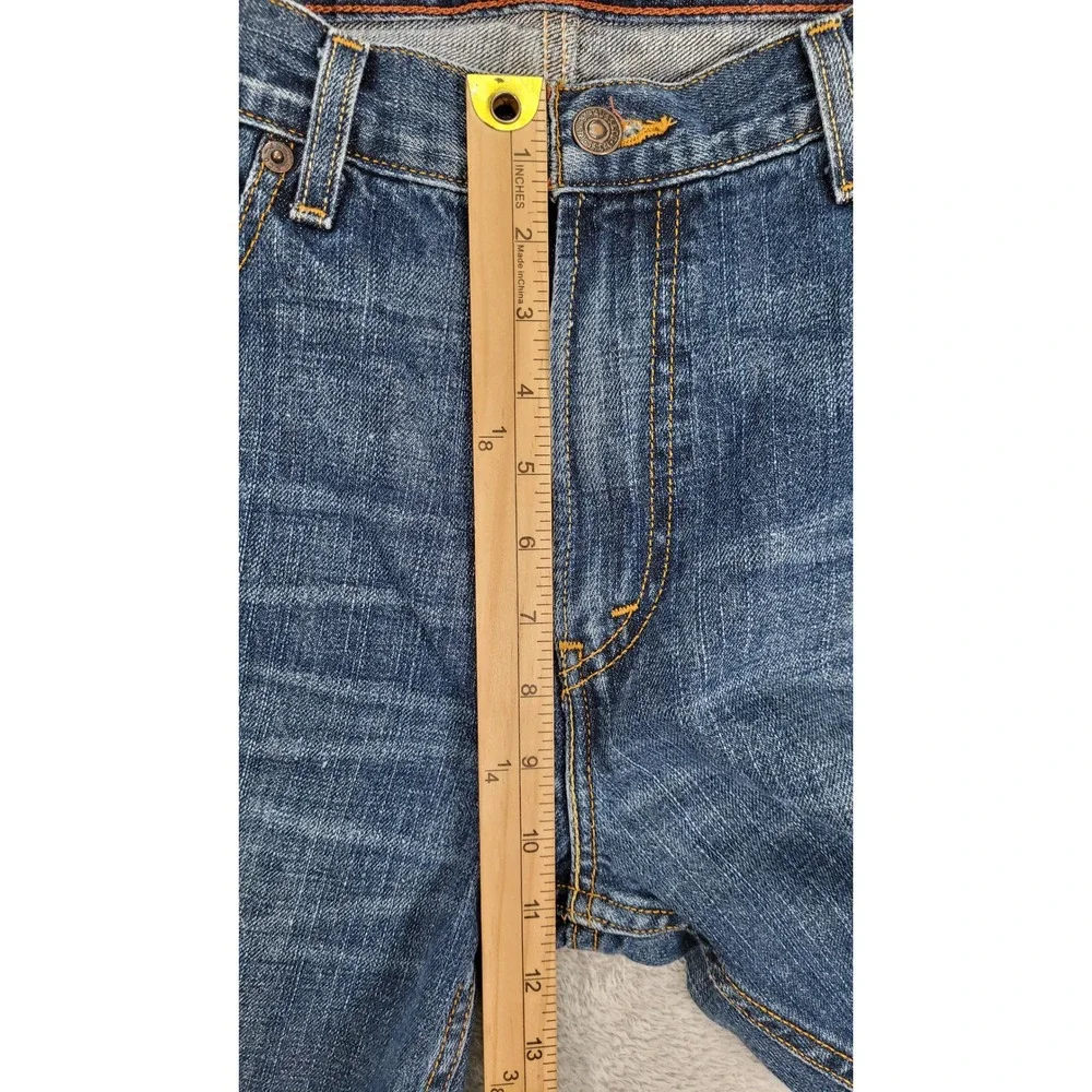 Levis 559 Relaxed Straight Jeans Mens 33x34 Medium Wash Blue 100% Cotton Denim